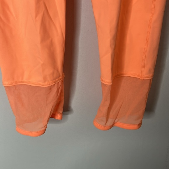 Athleta Derek Lam Peach Mesh Capri Leggings - Picture 3 of 5